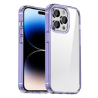 For iPhone 14 Pro Max / Transparent Purple