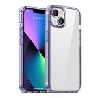 For iPhone 14 Plus / Transparent Purple