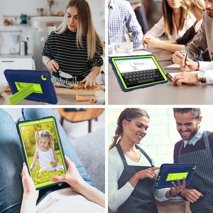 Contrast Color Robot Shockproof Silicone + PC Tablet Case, For Samsung Galaxy A7 Lite T220, For Samsung Galaxy Tab A 8.0 2019 T290