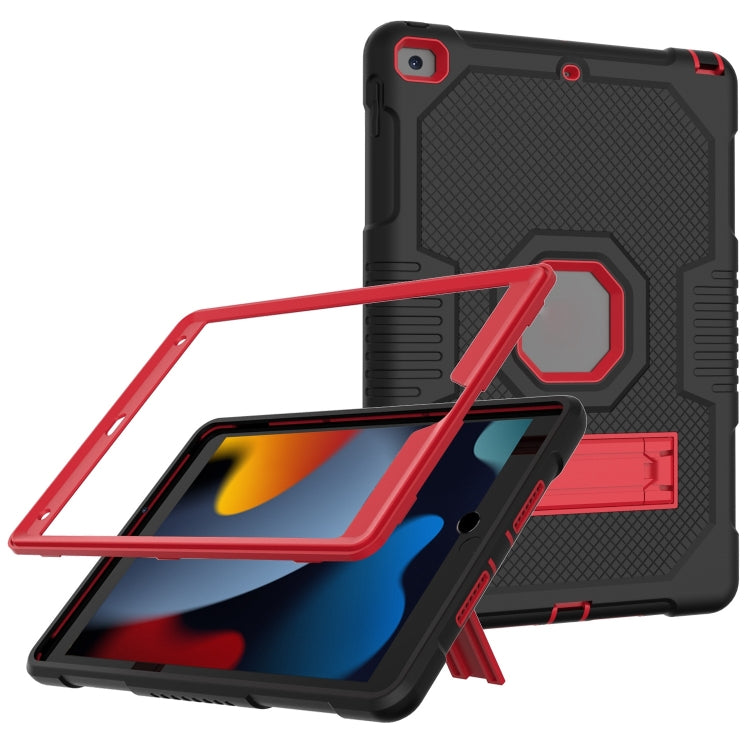 Contrast Color Robot Shockproof Silicone + PC Tablet Case, For iPad 10.2 2021, For iPad mini 2024 /mini 6