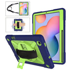 For Samsung Galaxy Tab S6 Lite P610 / Navy Blue Yellow Green