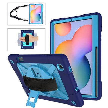 Contrast Color Robot Silicone + PC Tablet Case, For Samsung Galaxy Tab S6 Lite P610, For Samsung Galaxy Tab A 8.4 T307