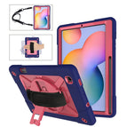 For Samsung Galaxy Tab S6 Lite P610 / Navy Blue Rose