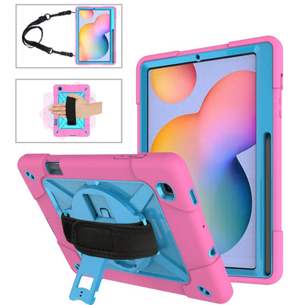Contrast Color Robot Silicone + PC Tablet Case, For Samsung Galaxy Tab S6 Lite P610, For Samsung Galaxy Tab A 8.4 T307