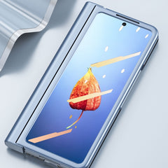 Full Body Electroplating Hinge Phone Case with Pen Slot, For Samsung Galaxy Z Fold4