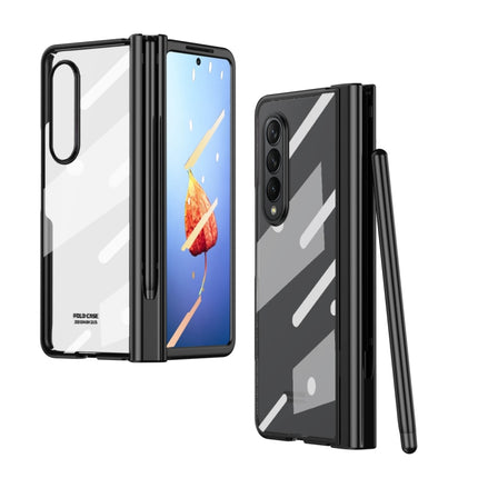 Full Body Integrated Electroplating Hinge Phone Case with Pen Slot, For Samsung Galaxy Z Fold4