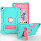 For iPad 6 / iPad Pro 9.7 2016 / Mint Green + Rose Red