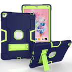 For iPad 6 / iPad Pro 9.7 2016 / Navy Blue + Yellow Green
