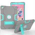 For iPad 6 / iPad Pro 9.7 2016 / Grey + Mint Green