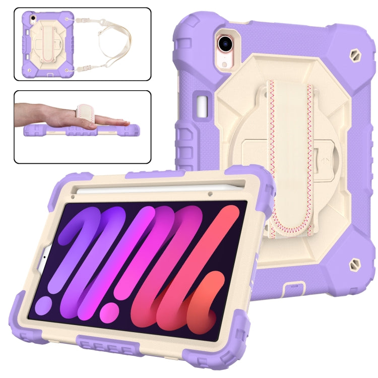 Contrast Color Robot Silicone + PC Tablet Case, For iPad mini 2024 / mini 6, For iPad mini 6