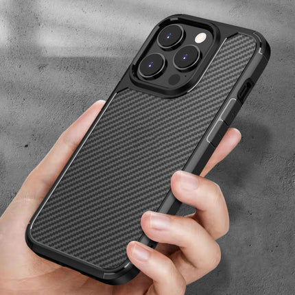 Carbon Fiber Texture Case, For iPhone 14 Pro Max, For iPhone 14