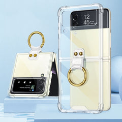 GKK Airbag Protective Phone Case with Ring, For Samsung Galaxy Z Flip4
