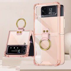 GKK Airbag Protective Phone Case with Ring, For Samsung Galaxy Z Flip4