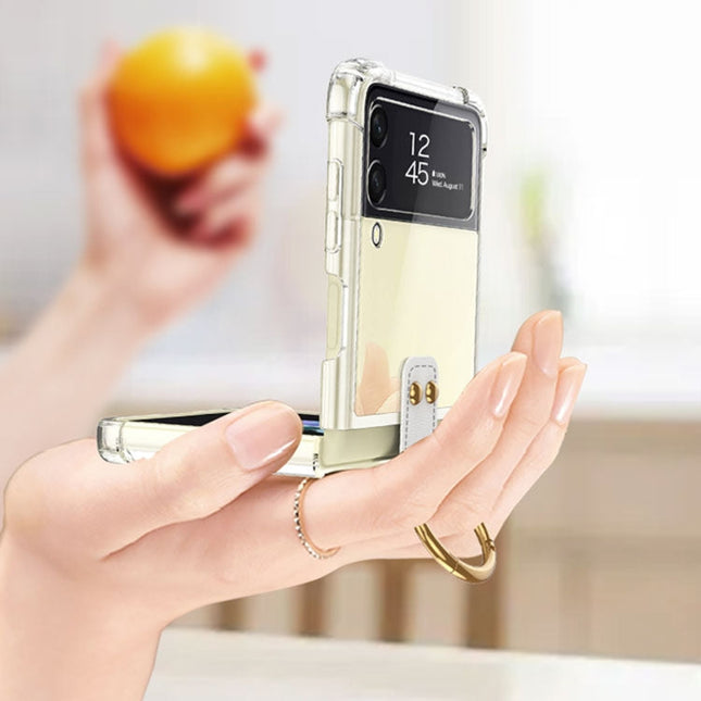 GKK Airbag Protective Phone Case with Ring, For Samsung Galaxy Z Flip4