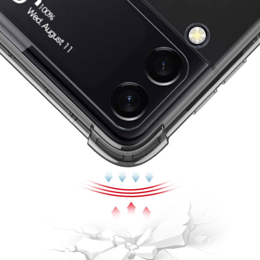 GKK Airbag Protective Phone Case with Ring & Pen, For Samsung Galaxy Z Flip4