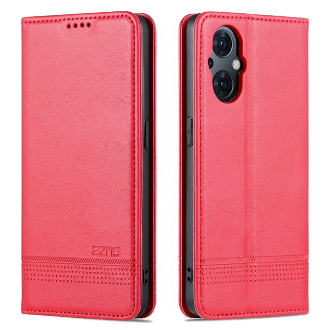 AZNS Magnetic Calf Texture Flip Leather Phone Case