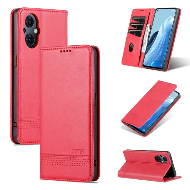 AZNS Magnetic Calf Texture Flip Leather Phone Case