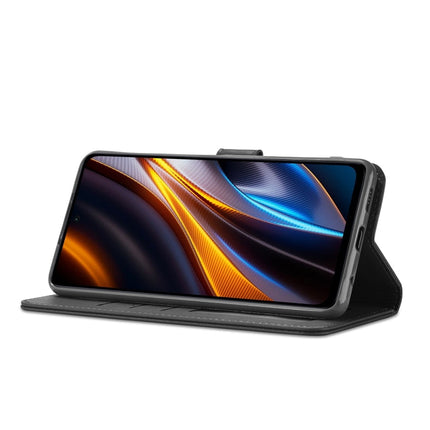 LC.IMEEKE Calf Texture Leather Phone Case, For Xiaomi Poco X4 GT 5G