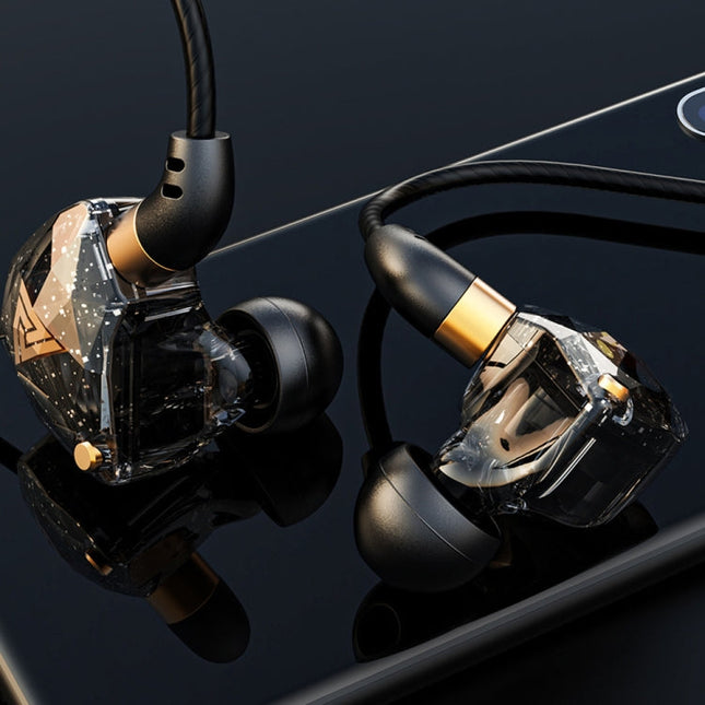 QKZ SK8 3.5mm Sports In-ear Dynamic HIFI Monitor Earphone with Mic