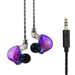QKZ ZXT Sports In-ear Wired Control Plug HIFI Stereo Stage Monitor Earphone