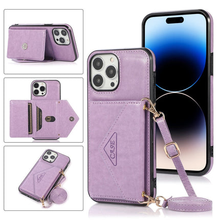 Cross-body Card Bag Phone Case, For iPhone 14 Pro Max, For iPhone 14 Pro, For iPhone 14, For iPhone 14 Plus