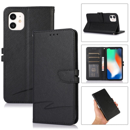 Cross Texture Horizontal Flip Leather Phone Case, For iPhone 11