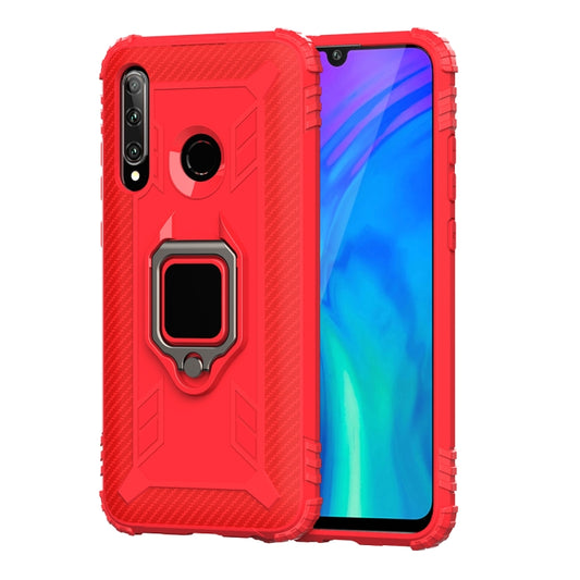 Carbon Fiber Protective Case with 360 Degree Rotating Ring Holder, For Huawei nova 4 Lite, For Huawei P Smart+ 2019, For Huawei Y9 Prime 2019, For Huawei Enjoy 10 Plus, For Huawei nova 6, For Huawei nova 6SE