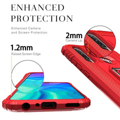 Carbon Fiber Protective Case with 360 Degree Rotating Ring Holder, For Huawei nova 4 Lite, For Huawei P Smart+ 2019, For Huawei Y9 Prime 2019, For Huawei Enjoy 10 Plus, For Huawei nova 6, For Huawei nova 6SE, For Huawei nova 7i, For Huawei P Smart Z