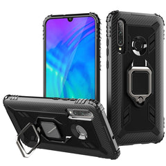 Carbon Fiber Protective Case with 360 Degree Rotating Ring Holder, For Huawei nova 4 Lite, For Huawei P Smart+ 2019, For Huawei Y9 Prime 2019, For Huawei Enjoy 10 Plus, For Huawei nova 6, For Huawei nova 6SE, For Huawei nova 7i, For Huawei P Smart Z