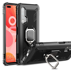 Carbon Fiber Protective Case with 360 Degree Rotating Ring Holder, For Huawei nova 4 Lite, For Huawei P Smart+ 2019, For Huawei Y9 Prime 2019, For Huawei Enjoy 10 Plus, For Huawei nova 6, For Huawei nova 6SE, For Huawei nova 7i, For Huawei P Smart Z