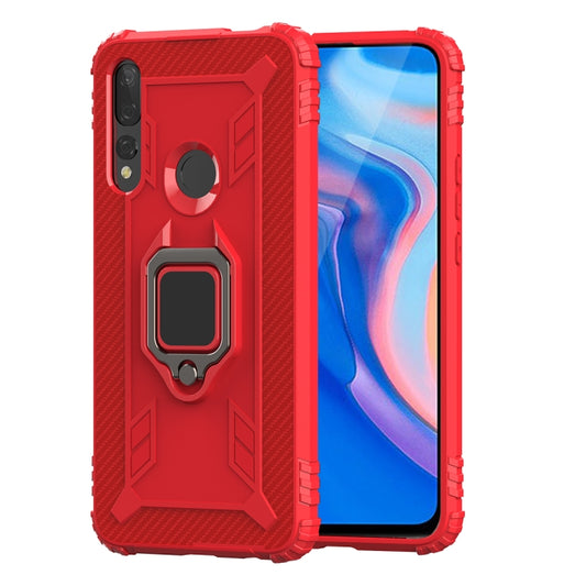 Carbon Fiber Protective Case with 360 Degree Rotating Ring Holder, For Huawei Honor 9X, For Huawei Honor 10i / 20i, For Huawei Honor 20 Lite, For Samsung Galaxy A01, For Samsung Galaxy A10s, For Samsung Galaxy A20s