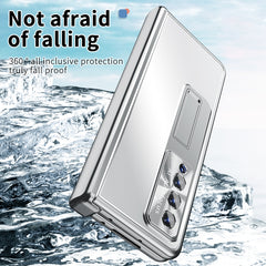 Aluminum Alloy Double Hinge Shockproof Phone Protective Case, For Samsung Galaxy Z Fold3 5G, For Samsung Galaxy Z Fold4