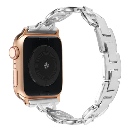 Steel Watch Band For Apple Watch Series, 7 45mm / 6&SE&5&4 44mm / 3&2&1 42mm, 7 41mm / 6&SE&5&4 40mm / 3&2&1 38mm