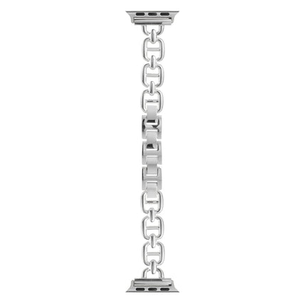 Steel Watch Band For Apple Watch Series, 7 45mm / 6&SE&5&4 44mm / 3&2&1 42mm, 7 41mm / 6&SE&5&4 40mm / 3&2&1 38mm