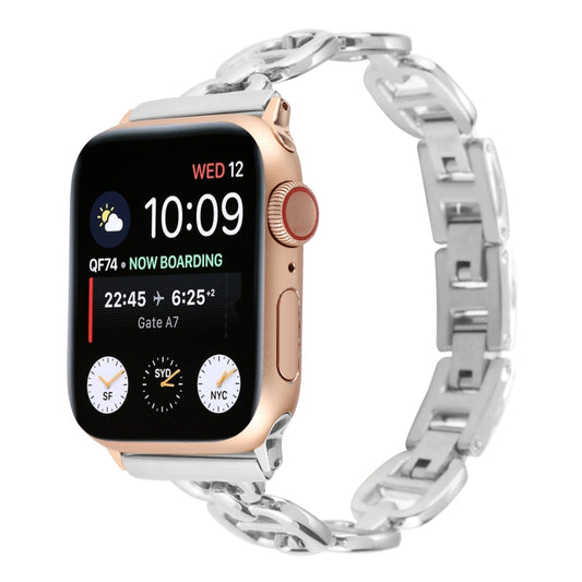 Steel Watch Band For Apple Watch Series, 7 45mm / 6&SE&5&4 44mm / 3&2&1 42mm, 7 41mm / 6&SE&5&4 40mm / 3&2&1 38mm