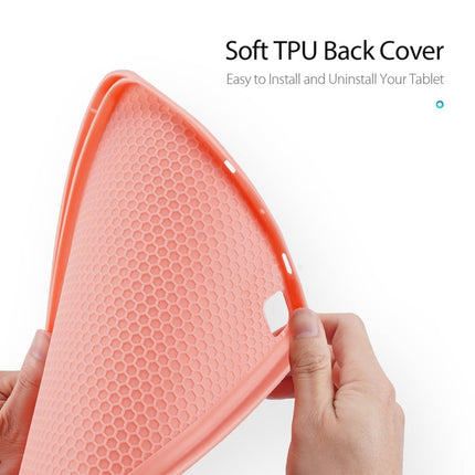 DUX DUCIS Domo Series Horizontal Flip Magnetic PU Leather Case with Three-folding Holder & Pen Slot, For Galaxy Tab S6 Lite 10.4 inch