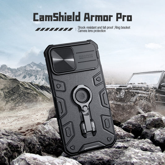 NILLKIN CamShield Armor Pro Phone Case with Ring Holder, For iPhone 13 Pro Max