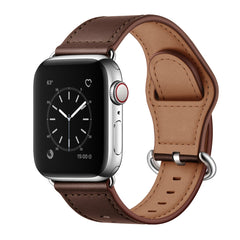 Genuine Leather Watch Band For Apple Watch Series, 7 45mm / 6&SE&5&4 44mm / 3&2&1 42mm, 7 41mm / 6&SE&5&4 40mm / 3&2&1 38mm