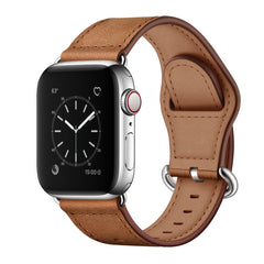 Genuine Leather Watch Band For Apple Watch Series, 7 45mm / 6&SE&5&4 44mm / 3&2&1 42mm, 7 41mm / 6&SE&5&4 40mm / 3&2&1 38mm