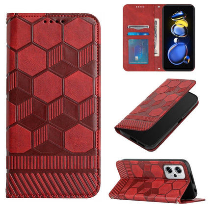 Football Texture Magnetic Leather Flip Phone Case, For Xiaomi Redmi Note 11T Pro, For Xiaomi Poco M4 5G, For Xiaomi Poco M4 Pro 4G, For Xiaomi Poco M4 Pro 5G