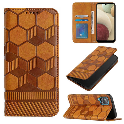 Football Texture Magnetic Leather Flip Phone Case, For Samsung Galaxy A03s 166.5mm EU Version, For Samsung Galaxy A12 5G / M12 / F12, For Samsung Galaxy A13 4G, For Samsung Galaxy A13 5G