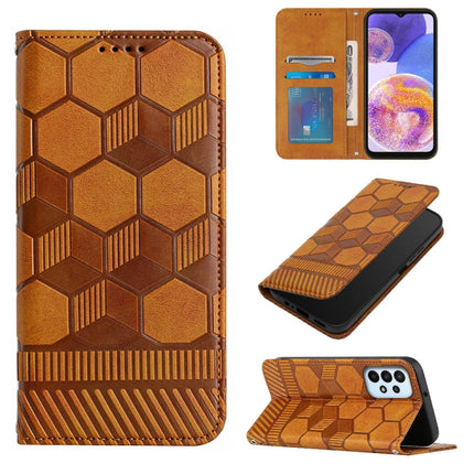Football Texture Magnetic Leather Flip Phone Case, For Samsung Galaxy A23 5G, For Samsung Galaxy A33 5G, For Samsung Galaxy A53 5G, For Samsung Galaxy A73 5G