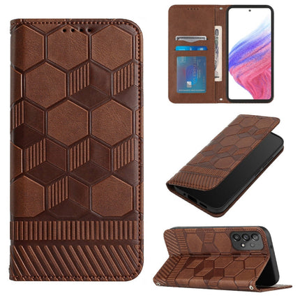 Football Texture Magnetic Leather Flip Phone Case, For Samsung Galaxy A23 5G, For Samsung Galaxy A33 5G, For Samsung Galaxy A53 5G, For Samsung Galaxy A73 5G