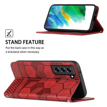 Football Texture Magnetic Leather Flip Phone Case, For Samsung Galaxy S21 FE, For Samsung Galaxy S22 5G, For Samsung Galaxy S22+ 5G, For Samsung Galaxy S22 Ultra 5G