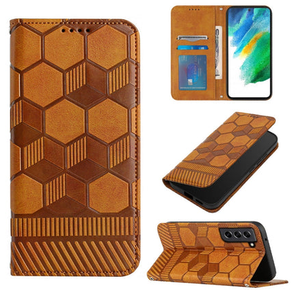 Football Texture Magnetic Leather Flip Phone Case, For Samsung Galaxy S21 FE, For Samsung Galaxy S22 5G, For Samsung Galaxy S22+ 5G, For Samsung Galaxy S22 Ultra 5G