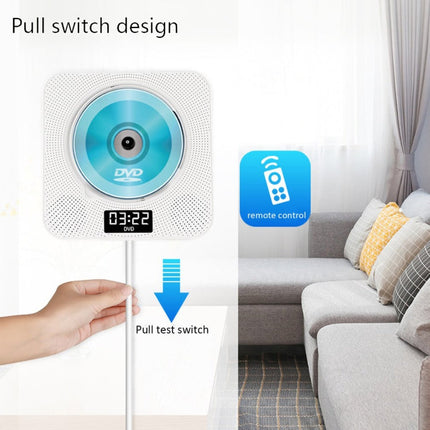 Kecag KC-608 Wall Mounted HD DVD Player Bluetooth CD Player, KC-608(White), KC-608(Blue), KC-608(Black), KC-608(Pink)