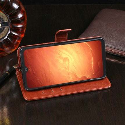 idewei Crazy Horse Texture Horizontal Flip Leather Case with Holder & Card Slots & Wallet
