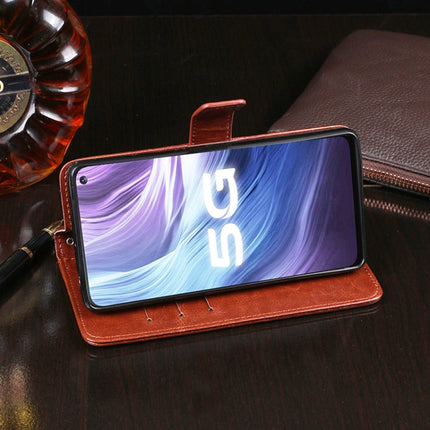 idewei Crazy Horse Texture Horizontal Flip Leather Case with Holder & Card Slots & Wallet