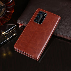idewei Crazy Horse Texture Horizontal Flip Leather Case with Holder & Card Slots & Wallet