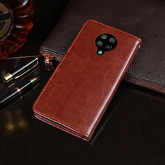 idewei Crazy Horse Texture Horizontal Flip Leather Case with Holder & Card Slots & Wallet
